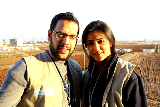 Zeinab at a Handicap International rehabilitation centre in the Bekaa Valley. Lebanon.