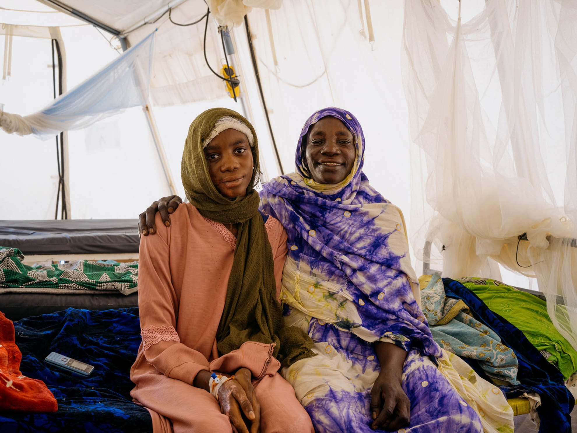 Fatma and her mother Radia, Chad