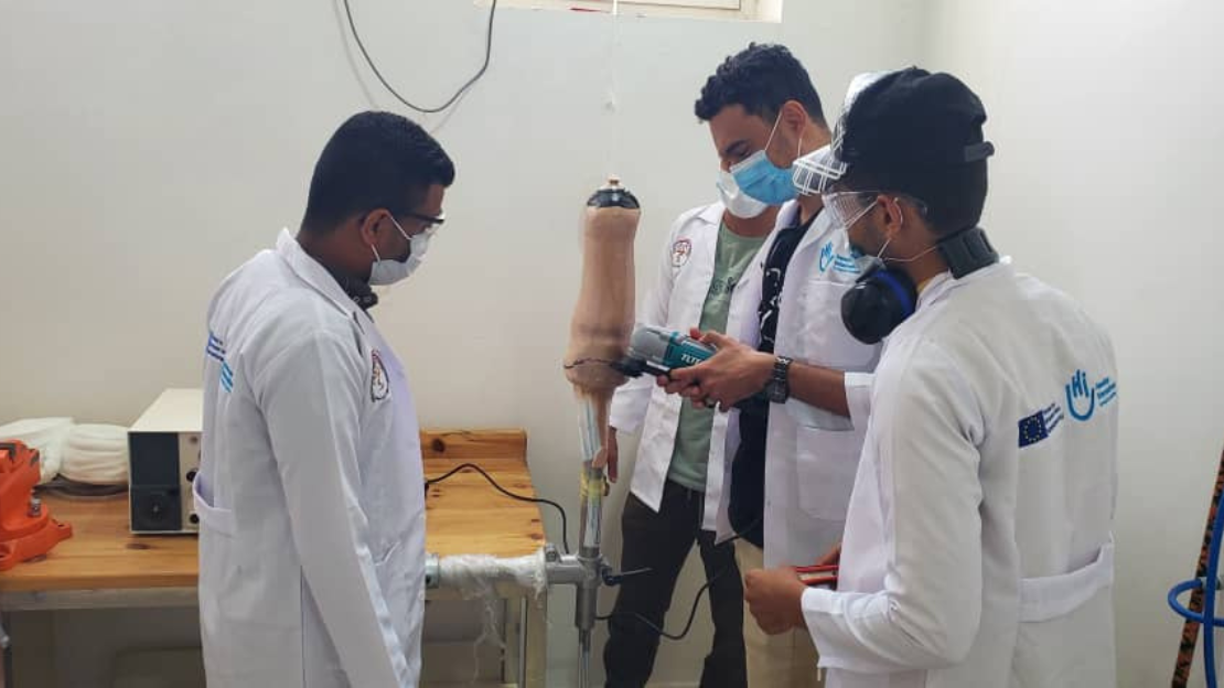 HI opens a prosthetic center in Hodeidah, Yemen